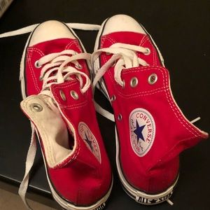 Red Converse All-Stars (High-Top)